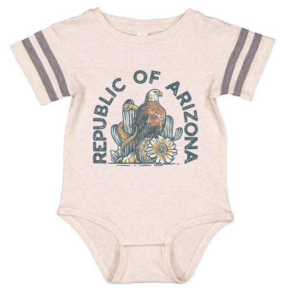 Republic of Arizona Stripes Baby Onesie-CA LIMITED