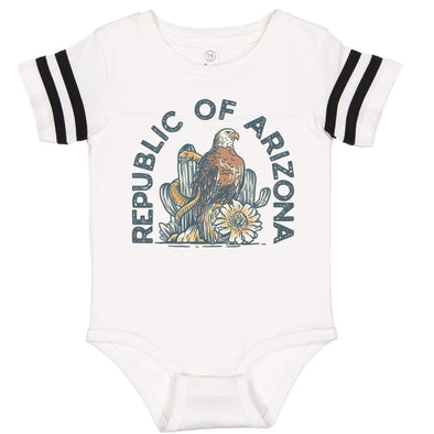 Republic of Arizona Stripes Baby Onesie-CA LIMITED