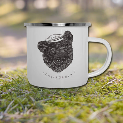 Sailor Bear Black Camper Mug-CA LIMITED