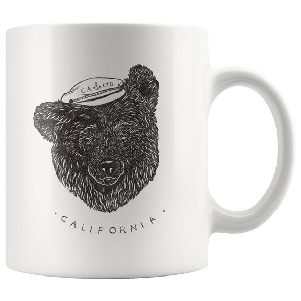 Sailor Bear Black Mug-CA LIMITED