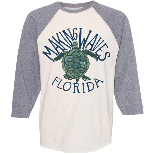 Sea Turtle FL Baseball Tee-CA LIMITED