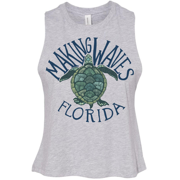 Sea Turtle FL Cropped Tank-CA LIMITED