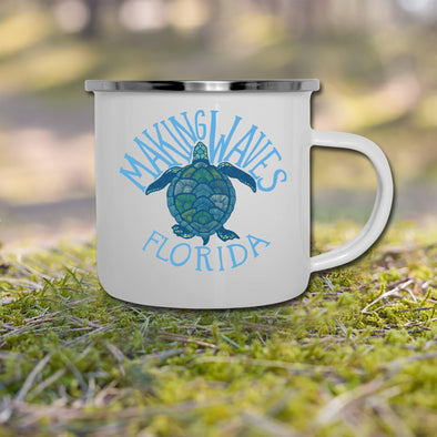 Sea Turtle FL Light Blue Camper Mug-CA LIMITED