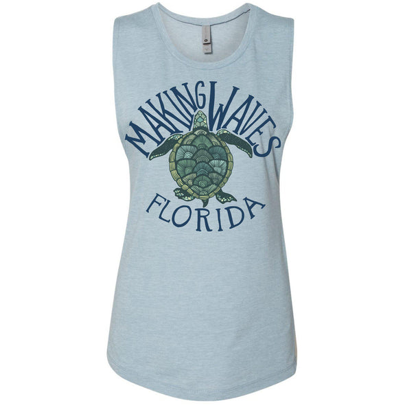 Sea Turtle FL Muscle Tank-CA LIMITED