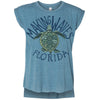 Sea Turtle FL Rolled Sleeve Tank-CA LIMITED