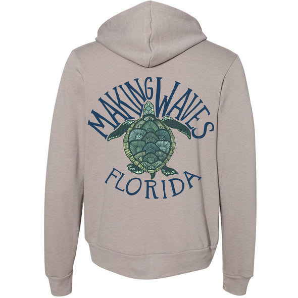 Sea Turtle FL Zipper Hoodie-CA LIMITED