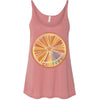 Starburst Orange Flowy Tank-CA LIMITED