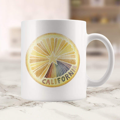 Starburst Orange Mug-CA LIMITED