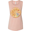 Starburst Orange Muscle Tank-CA LIMITED