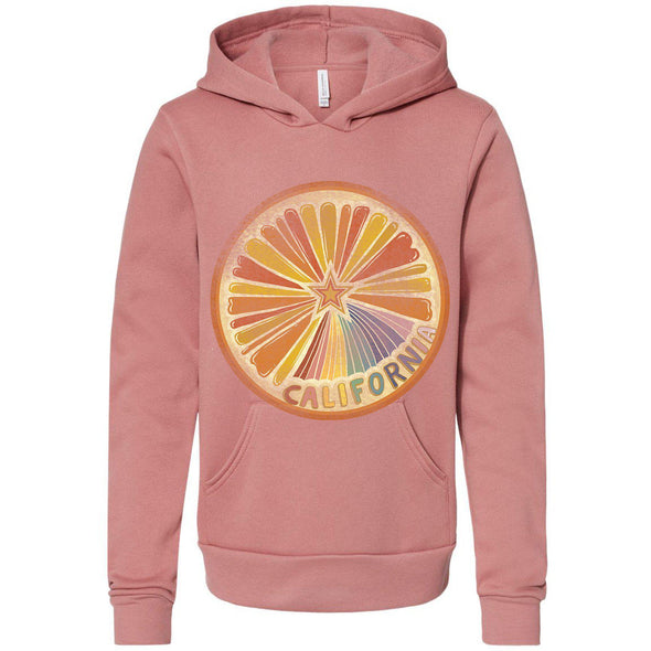 Starburst Orange Youth Hoodie-CA LIMITED