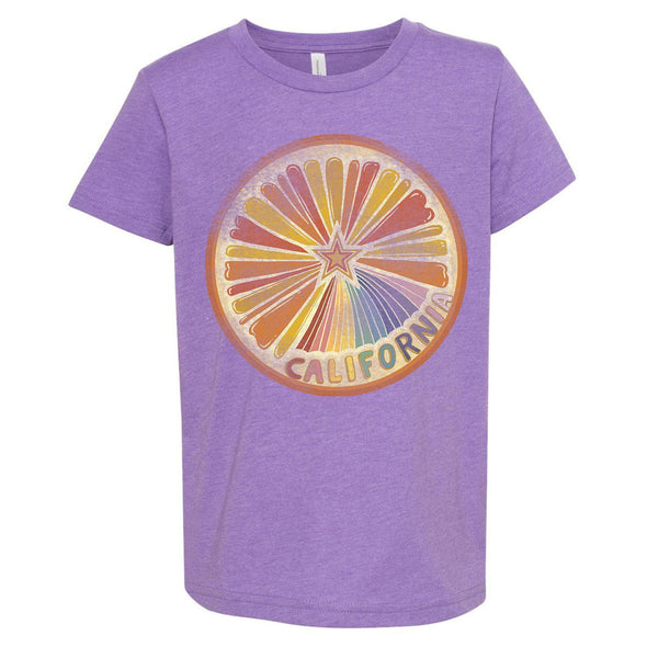 Starburst Orange Youth Tee-CA LIMITED