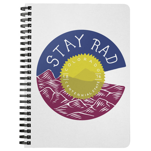 Stay Rad CO Spiral Notebook-CA LIMITED