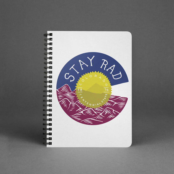 Stay Rad CO Spiral Notebook-CA LIMITED