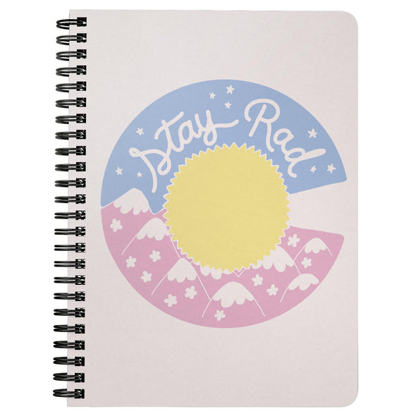 Stay Rad Cute CO Spiral Notebook-CA LIMITED