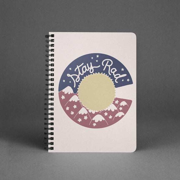 Stay Rad Cute CO Spiral Notebook-CA LIMITED