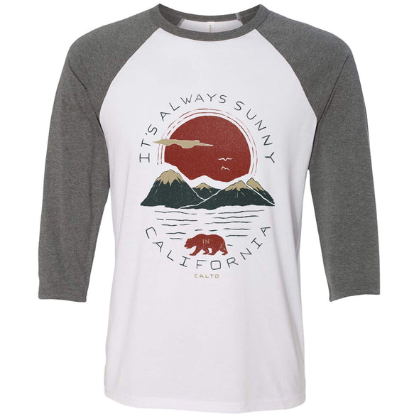 Sunny California Baseball Tee-CA LIMITED