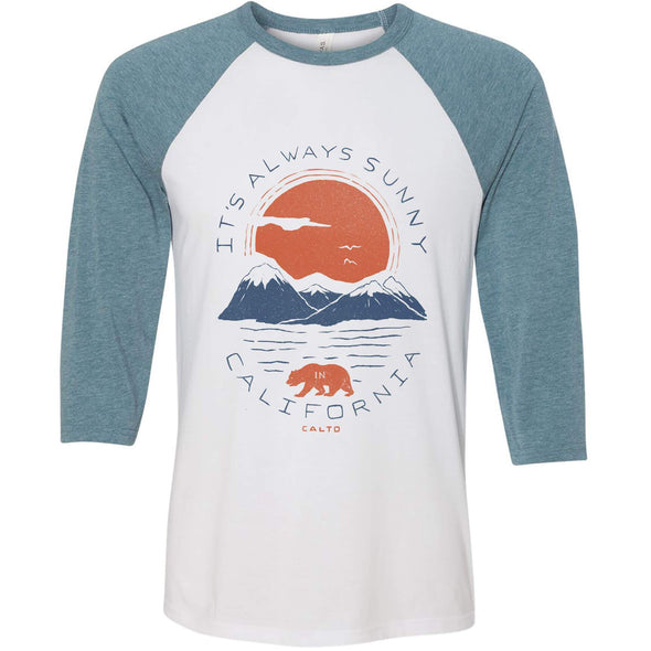 Sunny California Baseball Tee-CA LIMITED