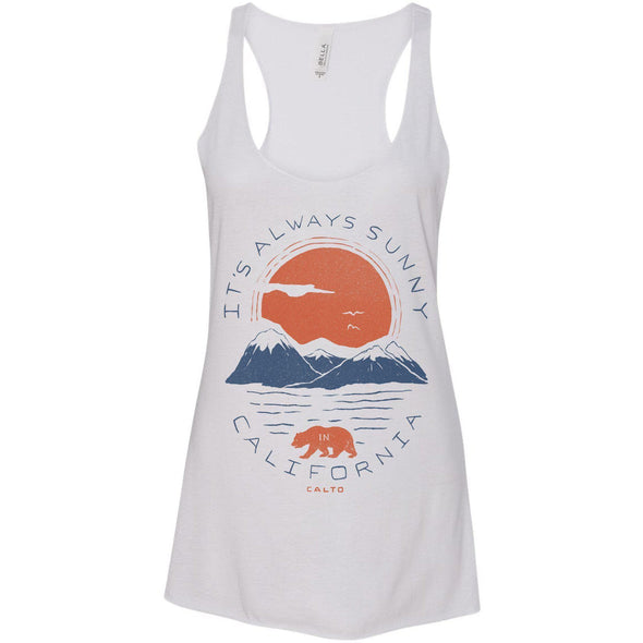 Sunny California Racerback Tank-CA LIMITED