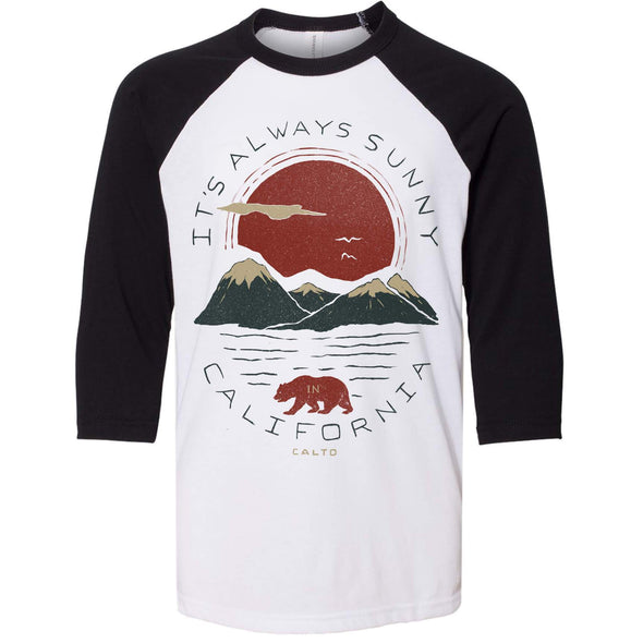 Sunny California Youth Baseball Tee-CA LIMITED