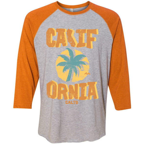 Sunset CA Love Baseball Tee-CA LIMITED