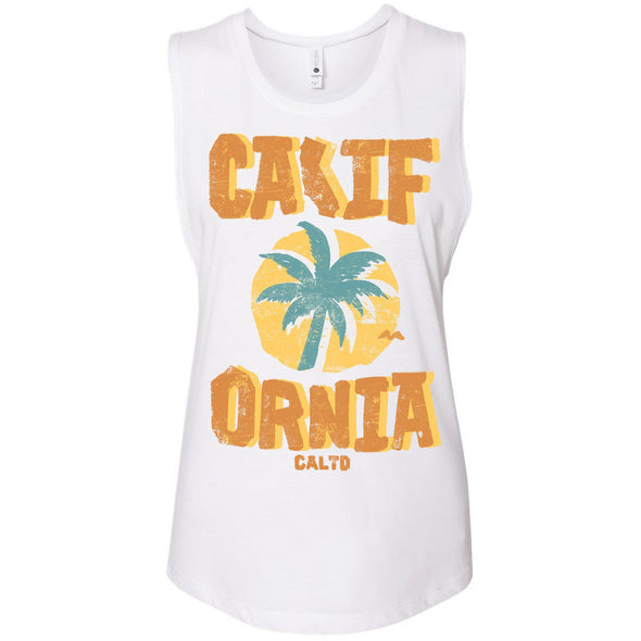 Sunset CA Love Muscle Tank-CA LIMITED