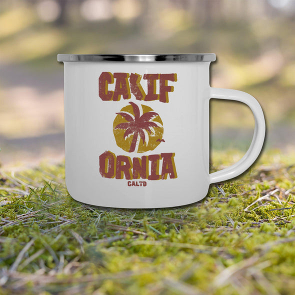 Sunset CA Love Red Camer Mug-CA LIMITED