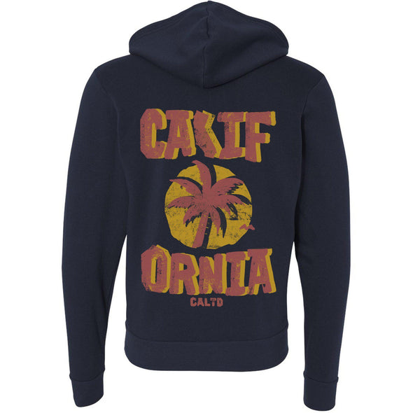 Sunset CA Love Zipper Hoodie-CA LIMITED