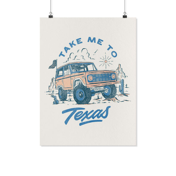 Take Me TX Bone Poster-CA LIMITED