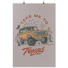 Take Me TX Brown Beige Poster-CA LIMITED