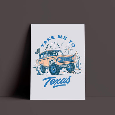 Take Me TX Grey Poster-CA LIMITED