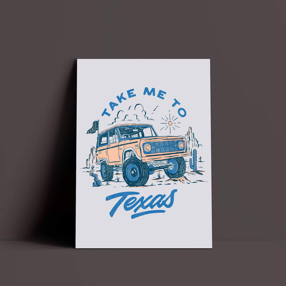 Take Me TX Grey Poster-CA LIMITED