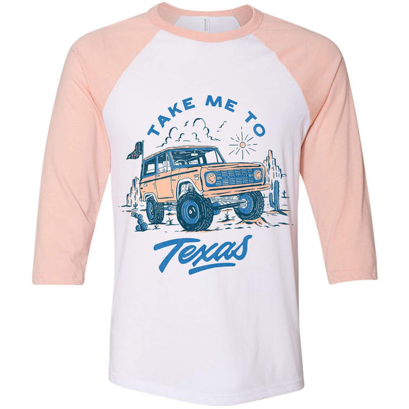 Take Me Tx Baseball Tee-CA LIMITED