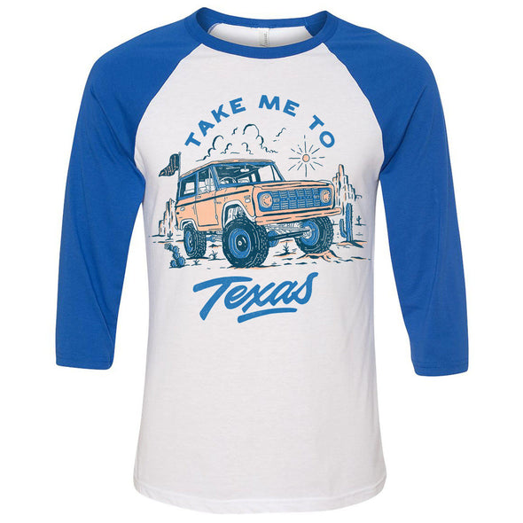 Take Me Tx Baseball Tee-CA LIMITED