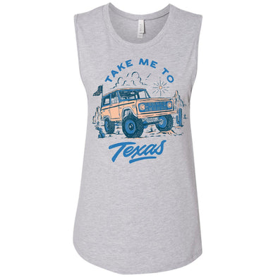 Take Me Tx Muscle Tank-CA LIMITED