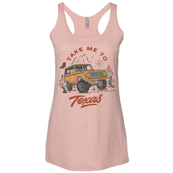 Take Me Tx Racerback Tank-CA LIMITED