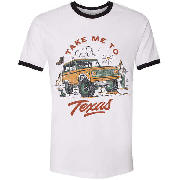 Take Me Tx Ringer Tee-CA LIMITED