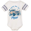 Take Me Tx Stripes Baby Onesie-CA LIMITED