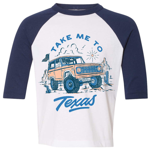 Take Me Tx Toddler Baseball Tee-CA LIMITED