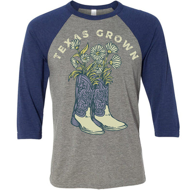 Texas Grown Baseball Tee-CA LIMITED