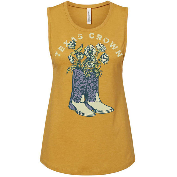 Texas Grown Muscle Tank-CA LIMITED