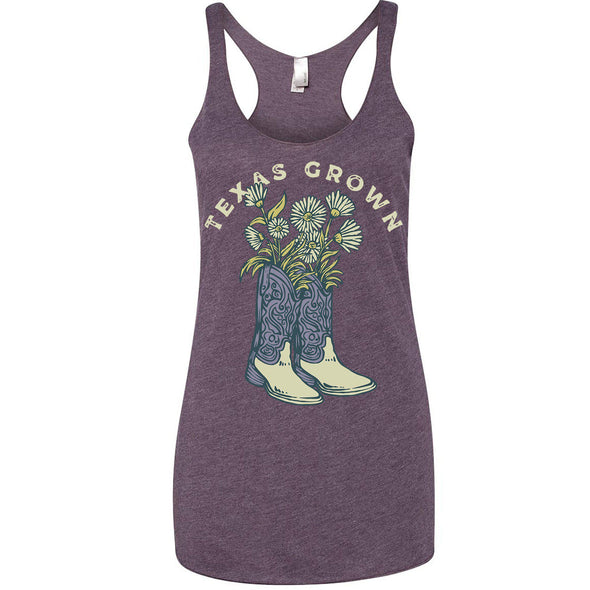 Texas Grown Racerback Tank-CA LIMITED