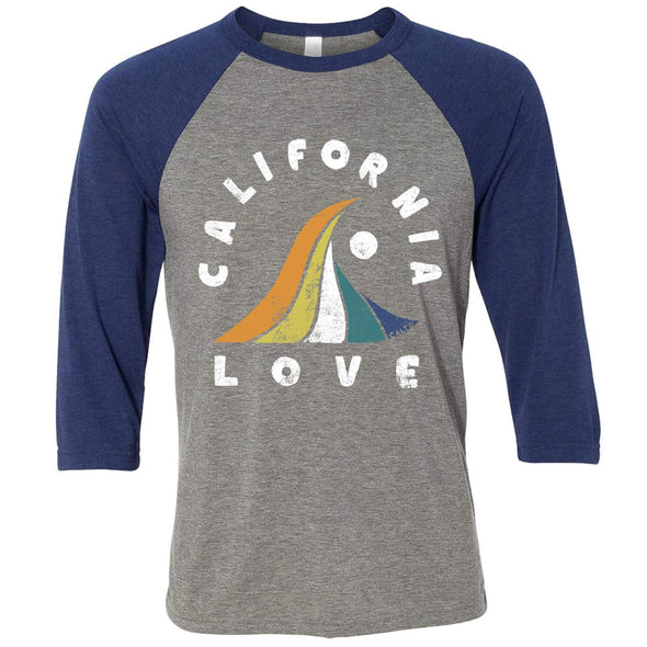 Wave CA Love Baseball Tee-CA LIMITED