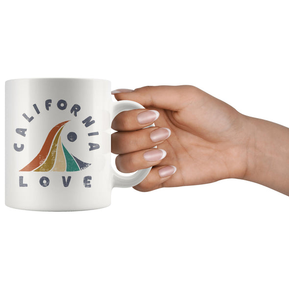 Wave CA Love Ceramic Mug-CA LIMITED