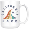 Wave CA Love Ceramic Mug-CA LIMITED