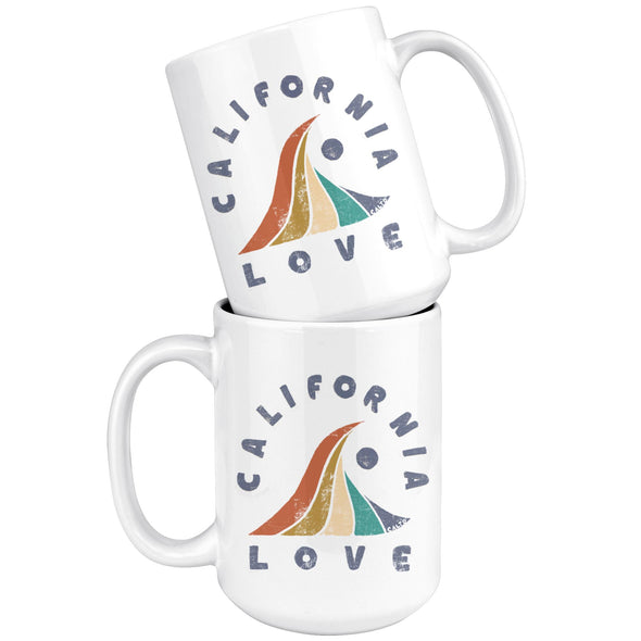 Wave CA Love Ceramic Mug-CA LIMITED