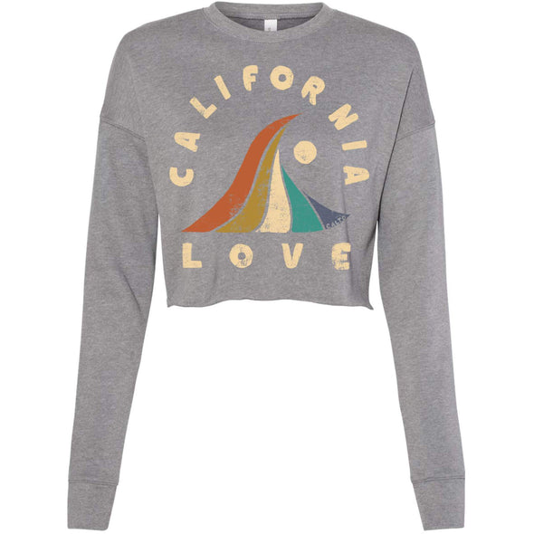 Wave CA Love Cropped Sweater-CA LIMITED