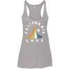 Wave CA Love Racerback Tank-CA LIMITED