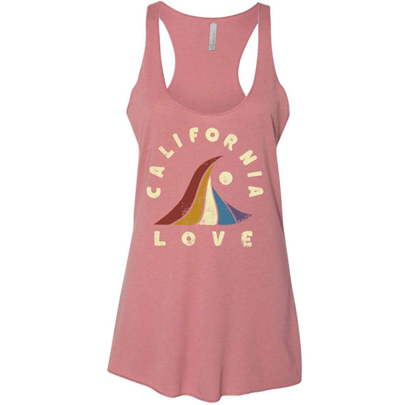 Wave CA Love Racerback Tank-CA LIMITED