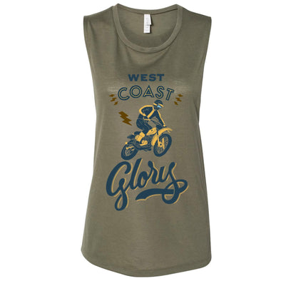 West Coast Glory Muscle Tank-CA LIMITED