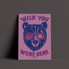 Wish Bear Purple Poster-CA LIMITED